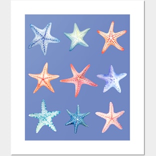 Starfish Beach Lover's Design Posters and Art